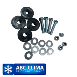 KIT PARA FIXAÇÃO DE SUPORTES DE AR CONDICIONADO 40MM