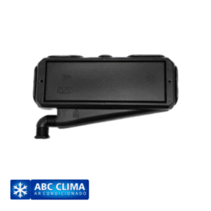 CAIXA DE PASSAGEM POP 2 EM 1 - PRETO / BRANCO