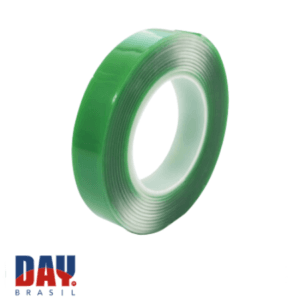 FITA ADESIVA DUPLA FACE VERDE 12MM X 2M REF: 690 (EXTERNA E INTERNA) TAPE