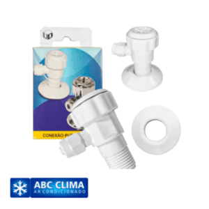 CONEXAO BRANCA 8MM CXB008