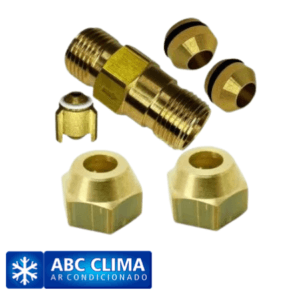 KIT ACCURATOR EXPANSAO 3/8 (CORPO+02 PISTAO +02 RETENTOR +02 PORCA 3/8 ) SPRINGER MIDEA