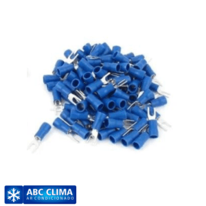 TERMINAL AZUL FORQUILHA PACOTE COM 100 UNIDADES PZ-SVS2-4