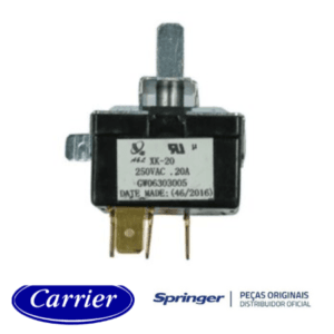 CHAVE SELETORA ROTATIVA FR GW06303005 CARRIER