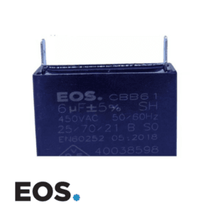 6MFD + - 5% CAPACITOR 450V/440V COM TERMINAL CBB61 D10228
