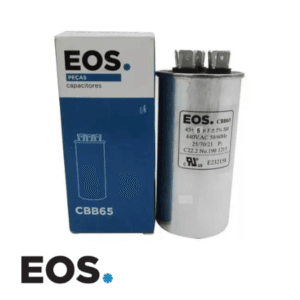 45+5MFD CAPACITOR DUPLO 440V COM TERMINAL EOS D33646