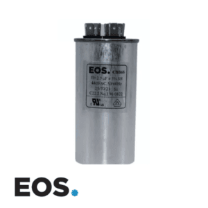 50+2,5MFD CAPACITOR DUPLO 440V COM TERMINAL EOS D124703