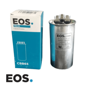 60+12MFD CAPACITOR DUPLO 440V COM TERMINAL EOS D124716