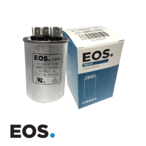 15+2MFD CAPACITOR 440V DUPLO C/ TERMINAL  EOS D144624