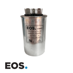 30+5MFD CAPACITOR DUPLO 440V COM TERMINAL EOS D124661