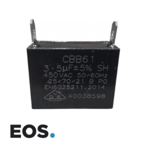 3,5MFD + - 5%  CAPACITOR  450V COM TERMINAL CBB61 D10224