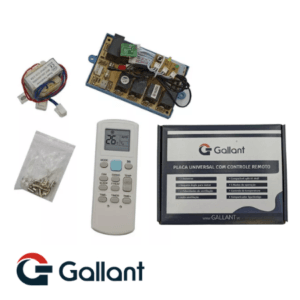 PLACA ELETRONICA UNIVERSAL GALLANT C CONTROLE REMOTO PARA AR COND CASSETE