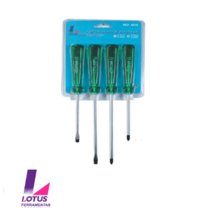 4078 JOGO CHAVE FENDA/PHILLIPS C/4 PLASTICO 40/5