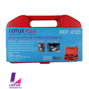 6123 JOGO SERRA COPO BIMETAL C/9 EST 10/1