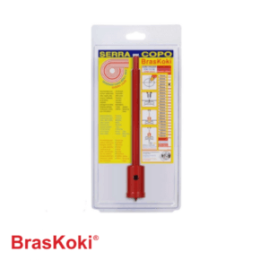 SERRA COPO DIAMANTADA BRASKOKI KSC-30/50/7mm VERMELHO C/H SDS PLUS 150mm